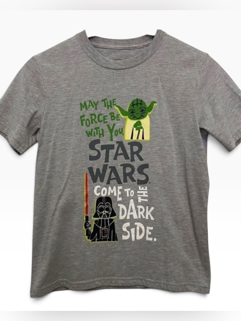 STAR Wars tee Yoda Dart Vader medium